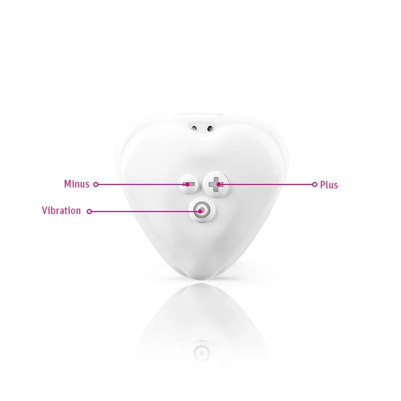 Вибратор для клитора Mystim Heart´s Desire White, 8 режимов, очень мощный