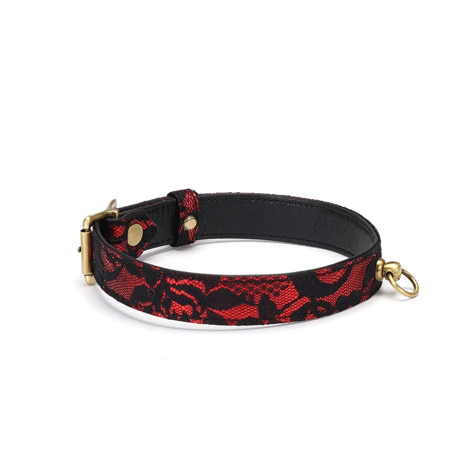 Чокер с кольцом для поводка Liebe Seele Victorian Garden Choker