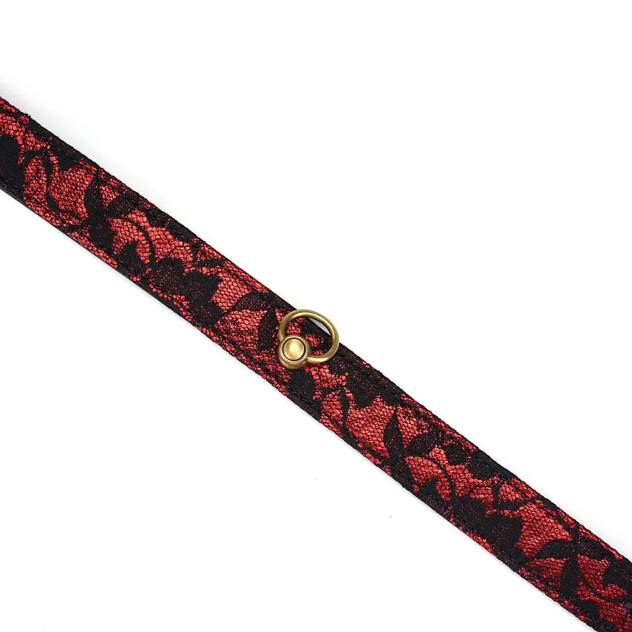 Чокер с кольцом для поводка Liebe Seele Victorian Garden Choker