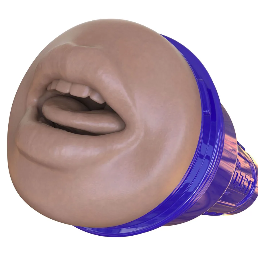 Мастурбатор-ротик Fleshlight Boost Blow Light Medium Flesh, плавающие кольца Turbo Tech