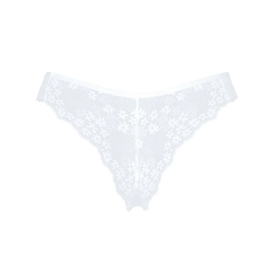 Полупрозрачные трусики Obsessive Heavenlly panties XS/S, открытые ягодицы