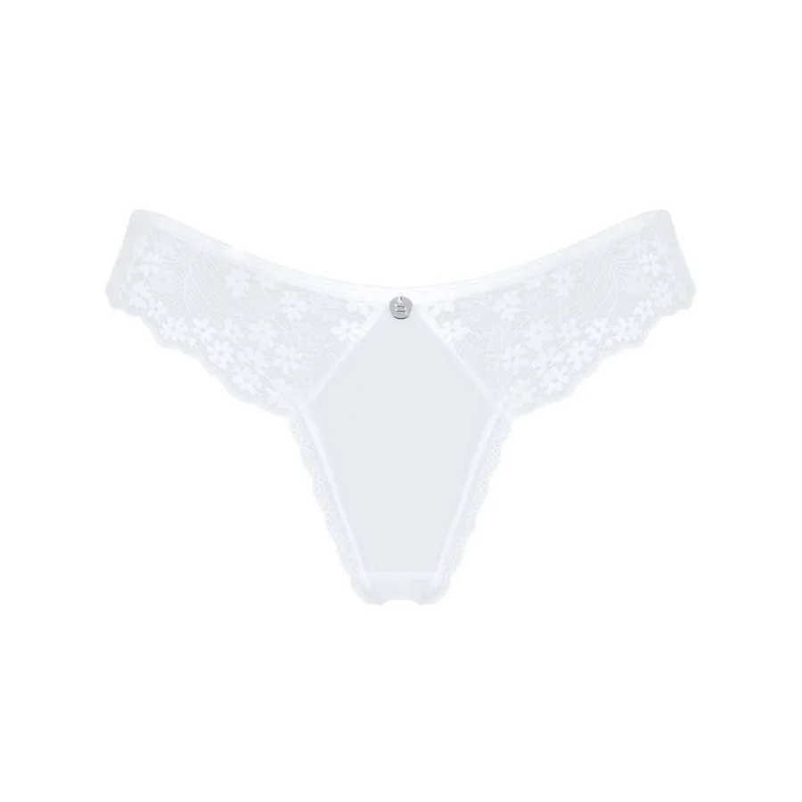 Полупрозрачные трусики Obsessive Heavenlly panties XS/S, открытые ягодицы