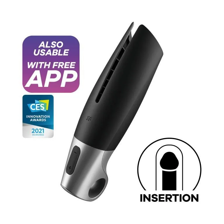 Смарт-мастурбатор Satisfyer Power Masturbator с вибрацией