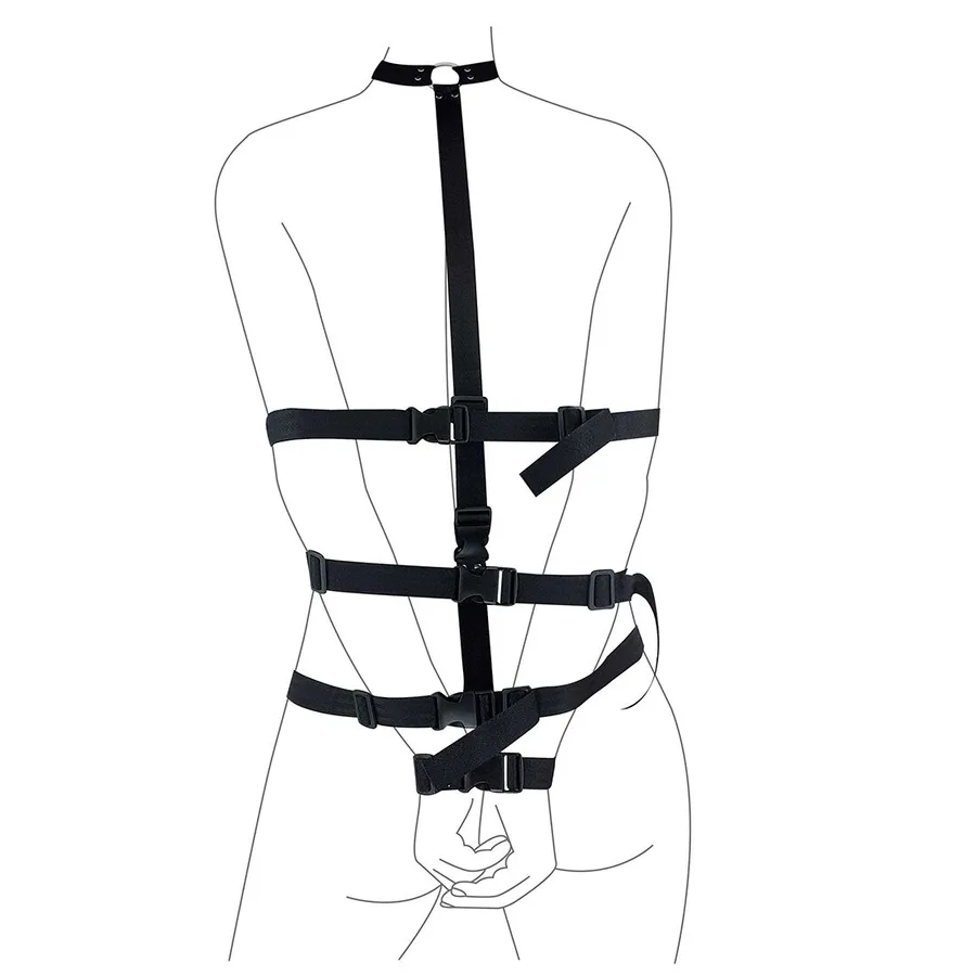 Набор для фиксации Art of Sex – BDSM Fixation Black Night Simple
