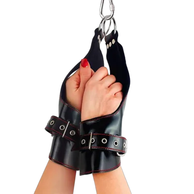 Поручі для підвісу Art of Sex – Fetish Hand Cuffs For Suspension, натуральна шкіра