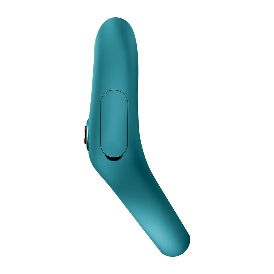 Эрекционное виброкольцо с двойной стимуляцией клитора Fun Factory NŌS CLASSIC Bottle Green, 2 мотора