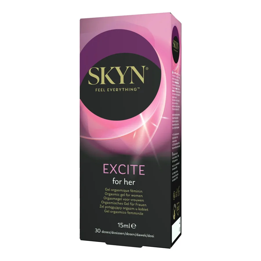 Збуджувальний гель SKYN Excite for her 15 мл, поколювання, ефект тепло-холод, містить L-аргінін