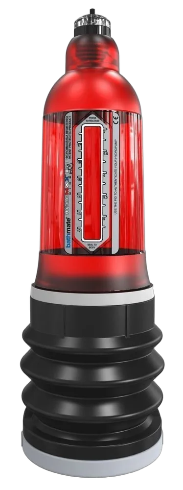 Гидропомпа Bathmate Hydromax 7 WideBoy Red, для члена длиной от 12,5 до 18 см, диаметр до 5,5 см