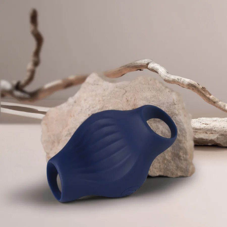Мастурбатор Rocks Off Palm Blue, петли для пальцев, 10 режимов