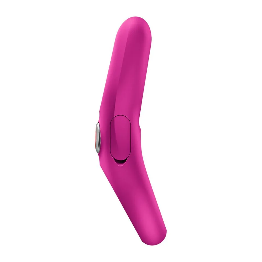 Ерекційне віброкільце з подвійною стимуляцією клітора Fun Factory NŌS PRO Magenta, 2 мотори