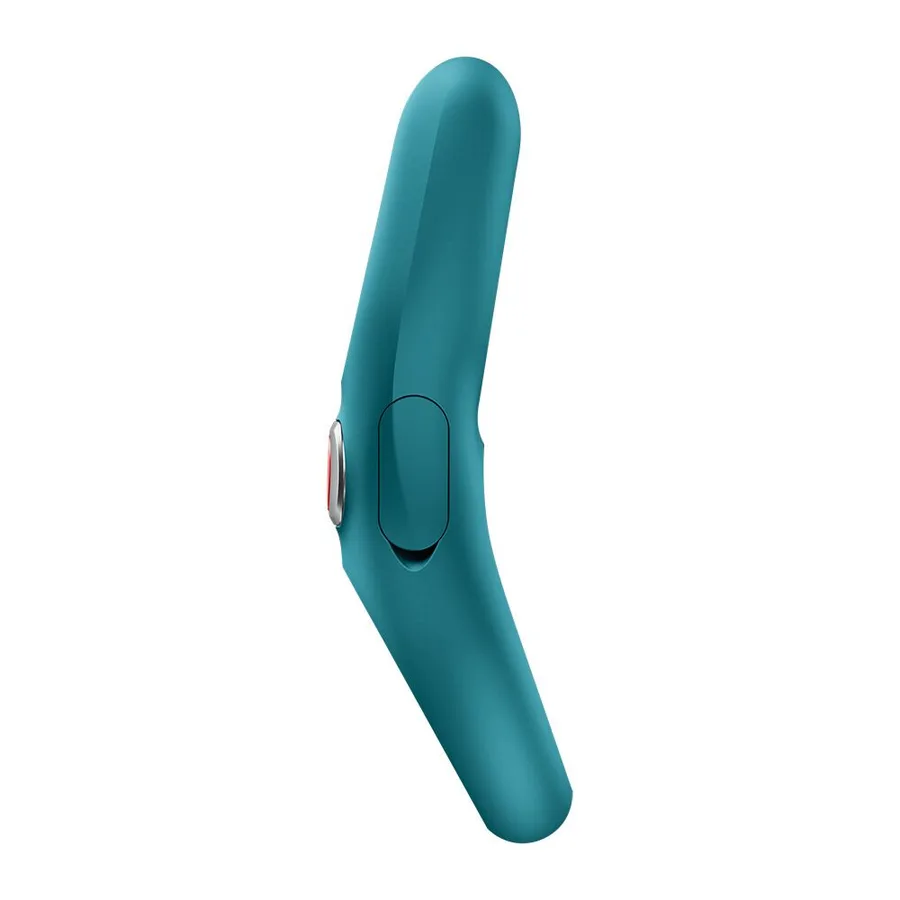 Эрекционное виброкольцо с двойной стимуляцией клитора Fun Factory NŌS PRO Bottle Green, 2 мотора