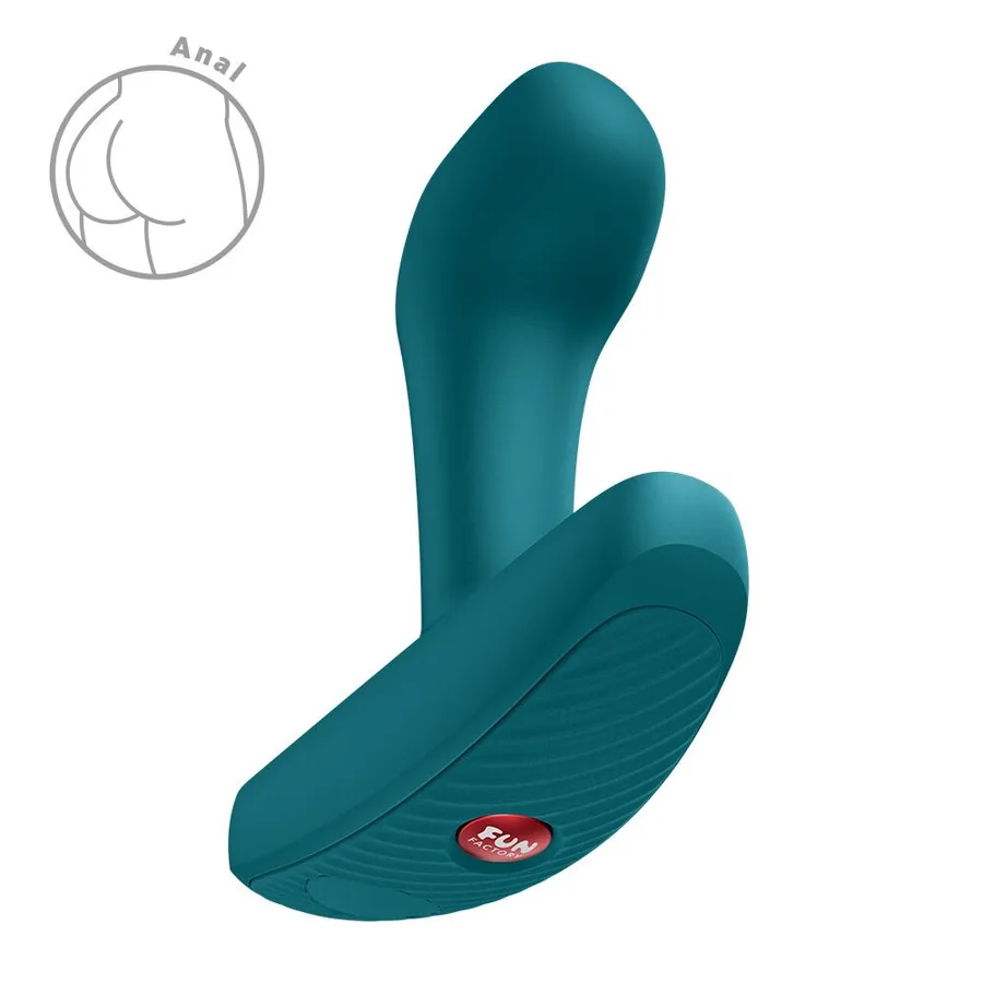 Анальная пробка Fun Factory Bootie Vibe Bottle Green