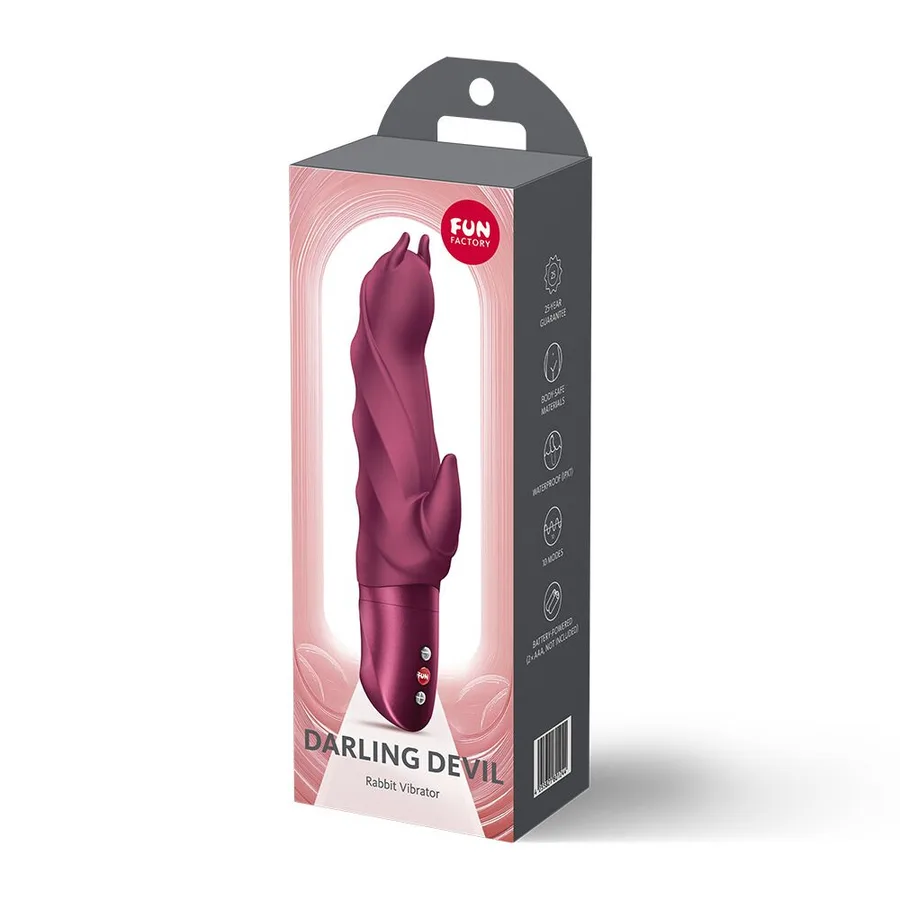 Вибратор Fun Factory Darling Devil Wine Red