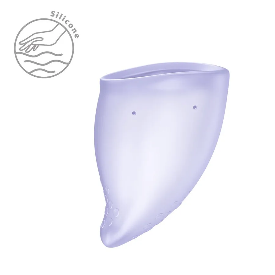 Менструальная чаша Fun Factory FUN CUP SIZE A Purple, многоразовая, диаметр 4 см, объем 20 мл