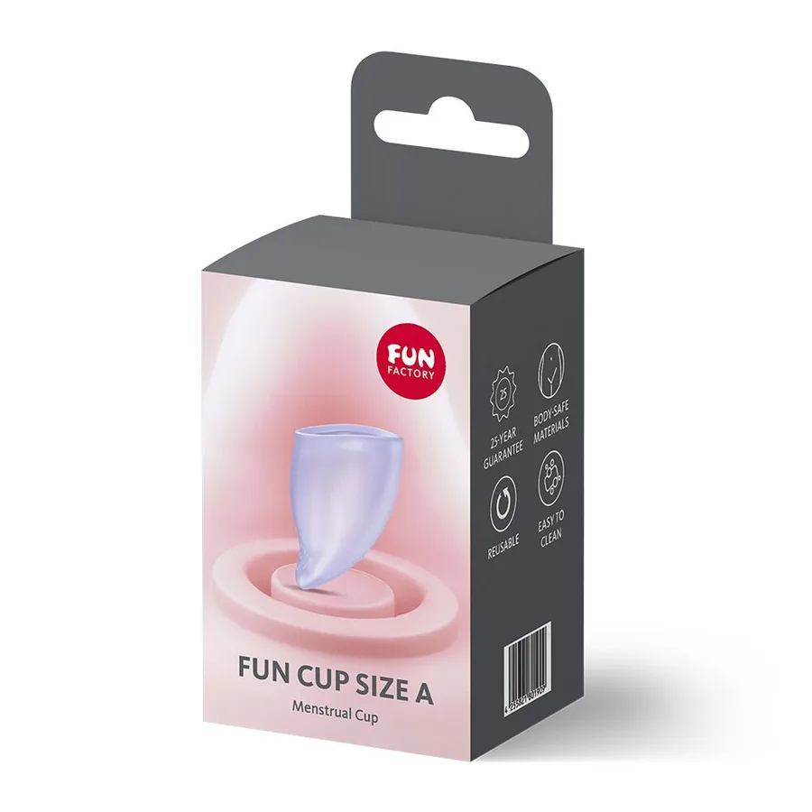 Менструальная чаша Fun Factory FUN CUP SIZE A Purple, многоразовая, диаметр 4 см, объем 20 мл