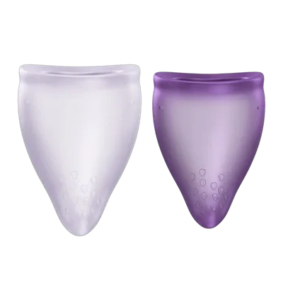 Набір менструальних чаш Fun Factory FUN CUP EXPLORE KIT, 2 шт, Multicolored Violet, об’єми 20 та 30 мл