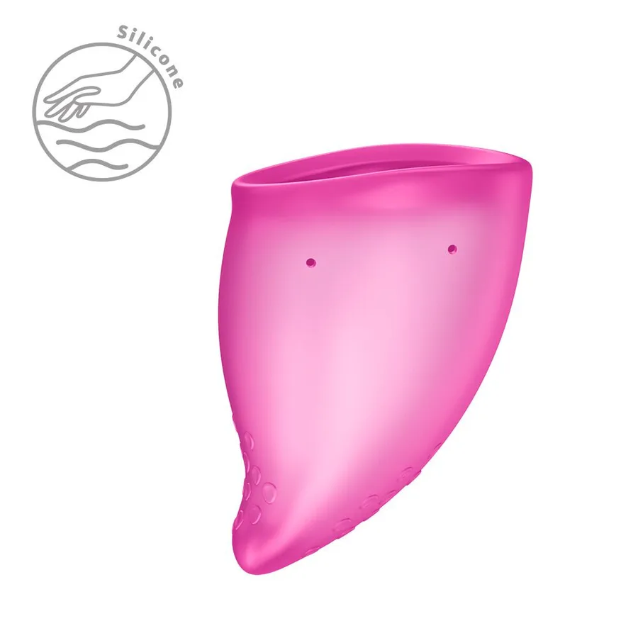 Менструальна чаша Fun Factory FUN CUP SIZE A Magenta, багаторазова, діаметр 4 см, об’єм 20 мл