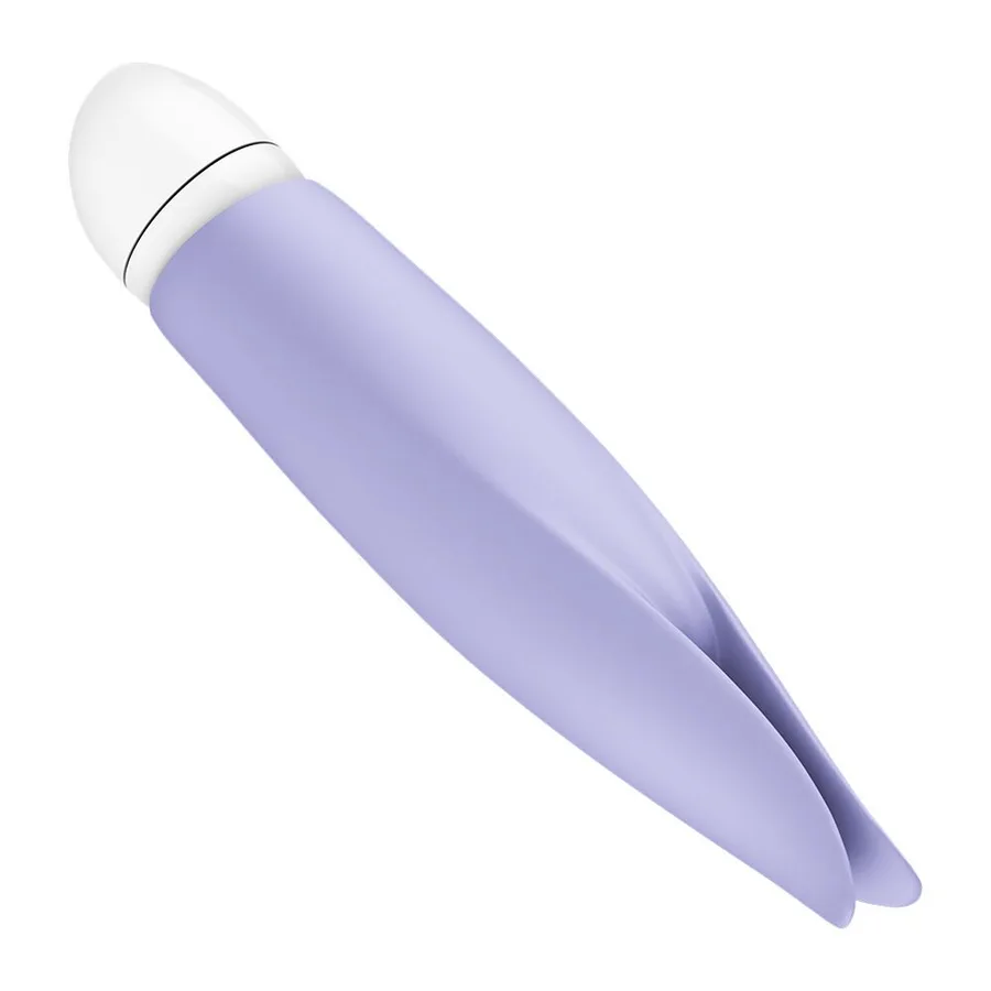 Вибратор с лепестками Fun Factory VOLITA purple, компактный, очень тихий, на батарейках