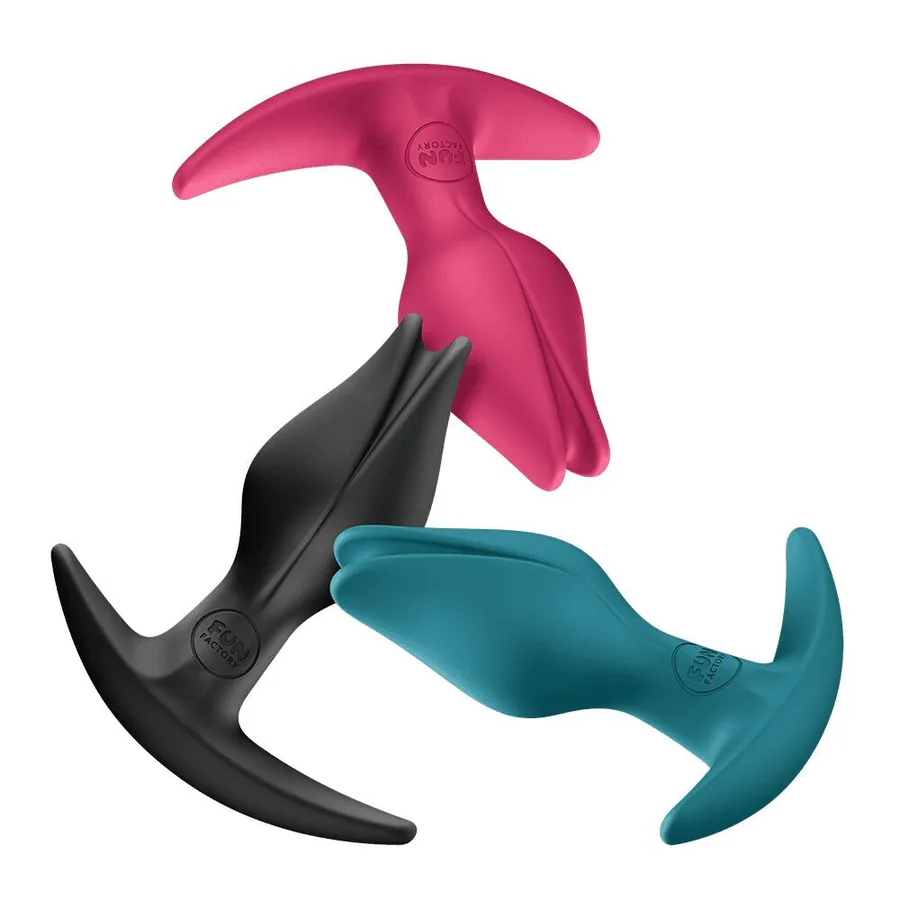 Анальна пробка Fun Factory BOOTIE FEM Raspberry, у вигляді бутона, діаметр 2,9 см, тонкий обмежувач