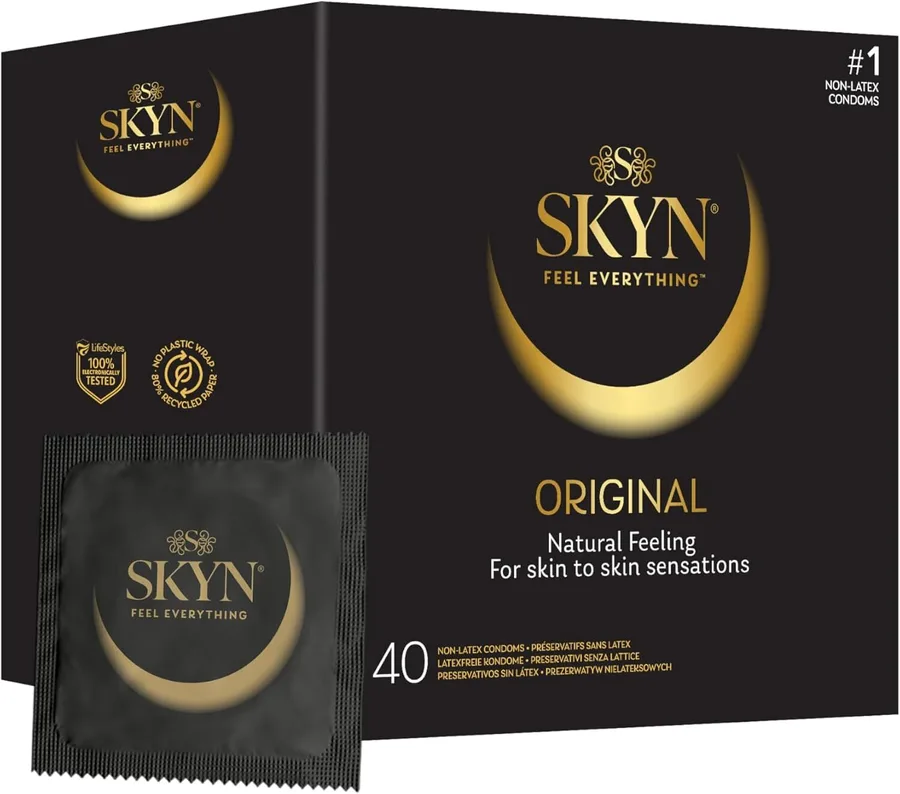 Безлатексні преміум-презервативи SKYN Original 40 шт