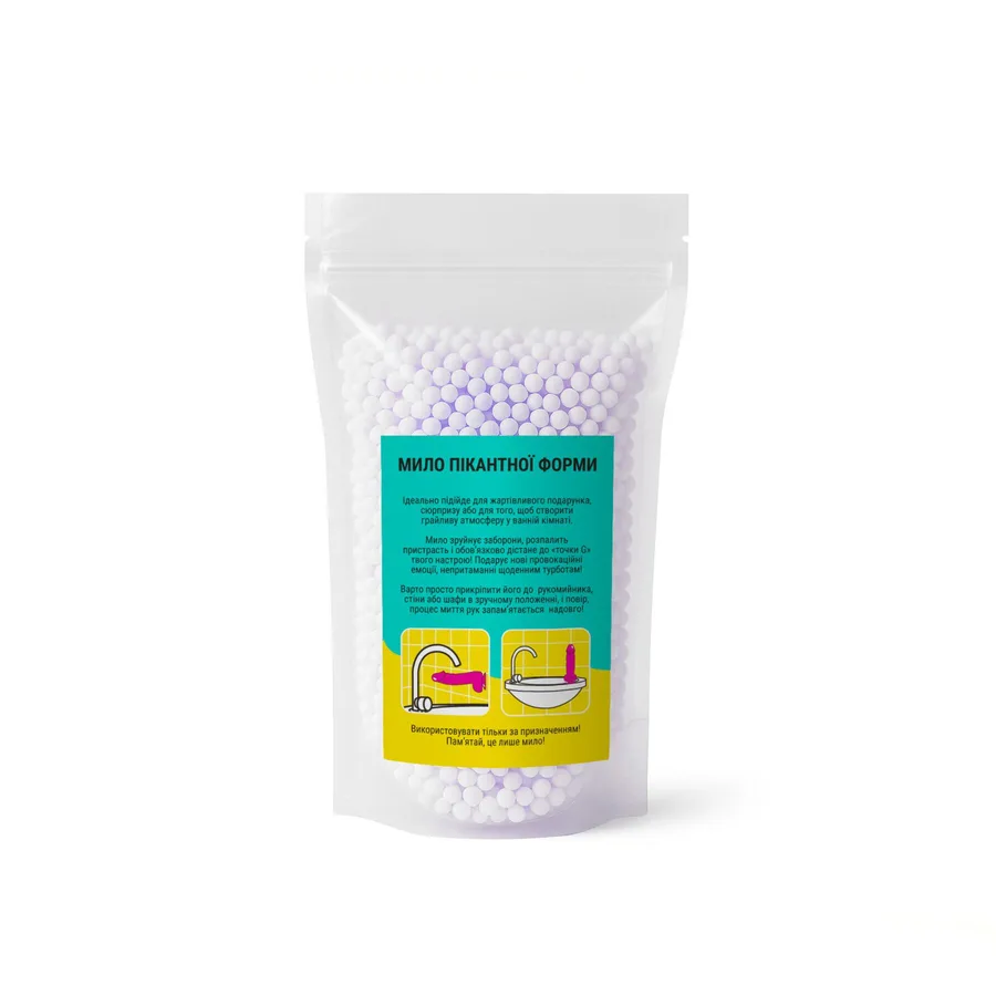 Мыло в форме пениса Чистий Кайф MEDIUM Violet, крафтовое мыло-член, натуральное