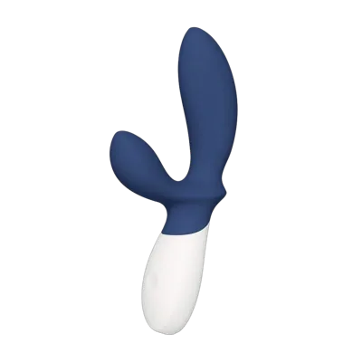 Масажер простати LELO Loki Wave 2 Base Blue, 2 мотори, манливий рух + вібрація