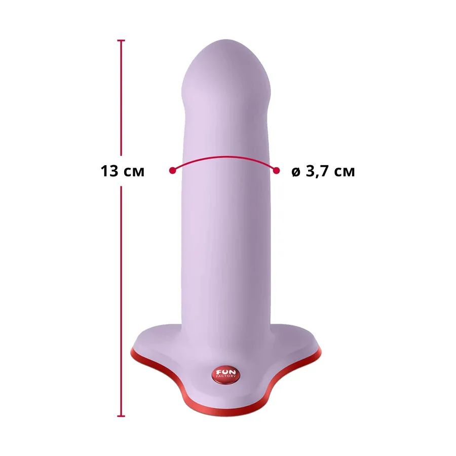 Фаллоимитатор Fun Factory AMOR Purple, длина 14,6 см, диаметр 3,7 см, изогнутый