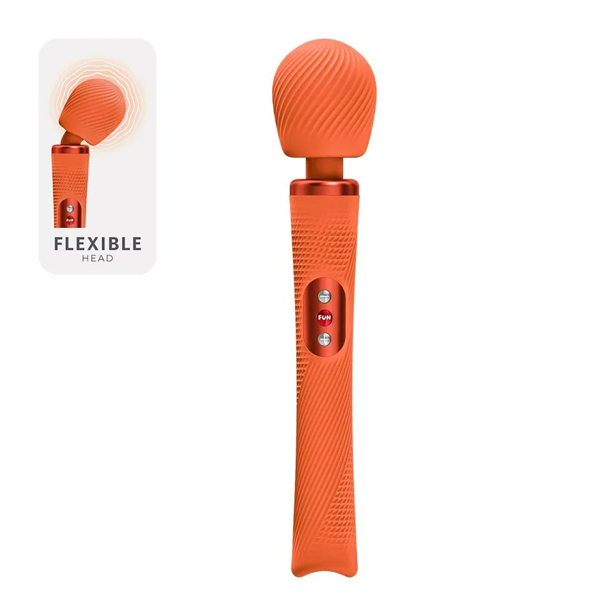 Вібромасажер Fun Factory VIM Vibrating Wand Orange, суперпотужний та легкий, до 6 годин роботи