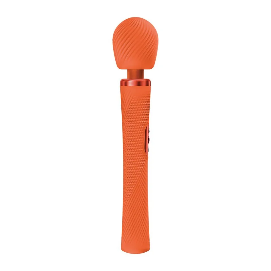 Вібромасажер Fun Factory VIM Vibrating Wand Orange, суперпотужний та легкий, до 6 годин роботи