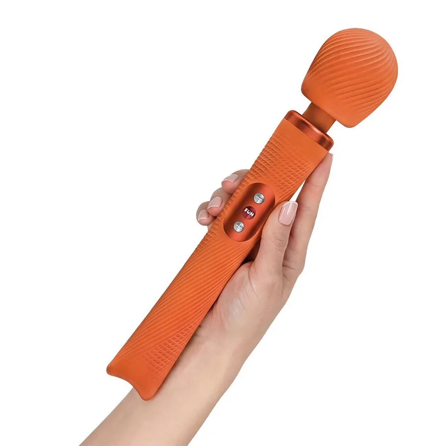Вібромасажер Fun Factory VIM Vibrating Wand Orange, суперпотужний та легкий, до 6 годин роботи