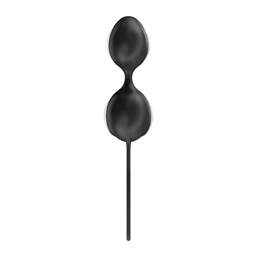 Вагінальні кульки Fun Factory SMARTBALLS DUO Black, 2 шт, діаметр 3,2 та 3,6 см