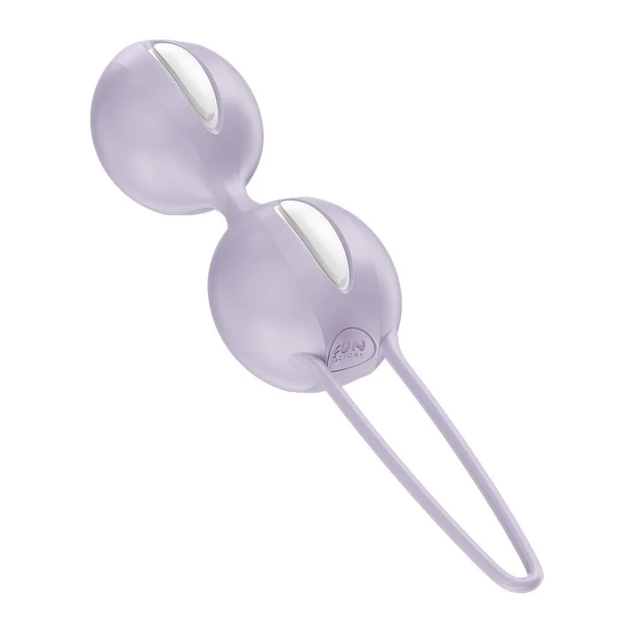 Вагинальные шарики Fun Factory SMARTBALLS DUO Purple, 2 шт, диаметр 3,2 и 3,6 см