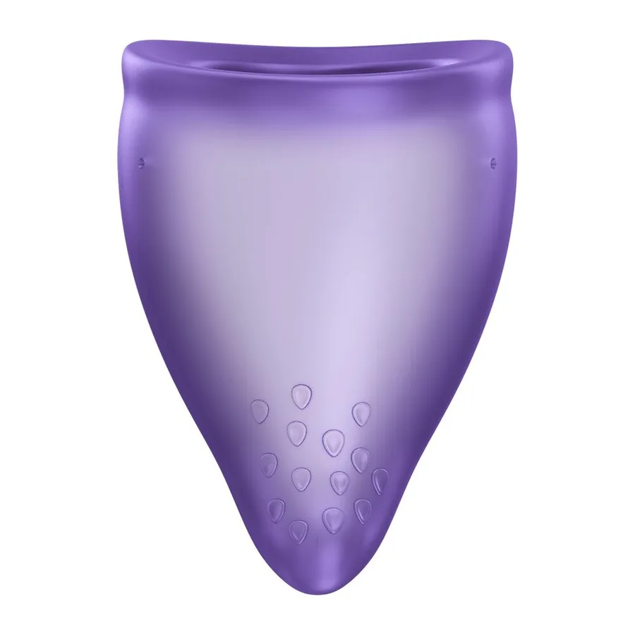 Менструальна чаша Fun Factory FUN CUP SIZE B Black Currant, багаторазова, діаметр 4,3 см, об’єм 30 мл