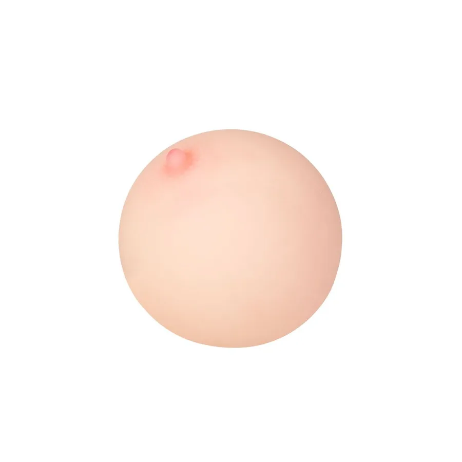 Мастурбатор-груди Cutie Pies Hannah's Handful - Pussy & Boob, глибина 9,9 см, віброкуля в подарунок