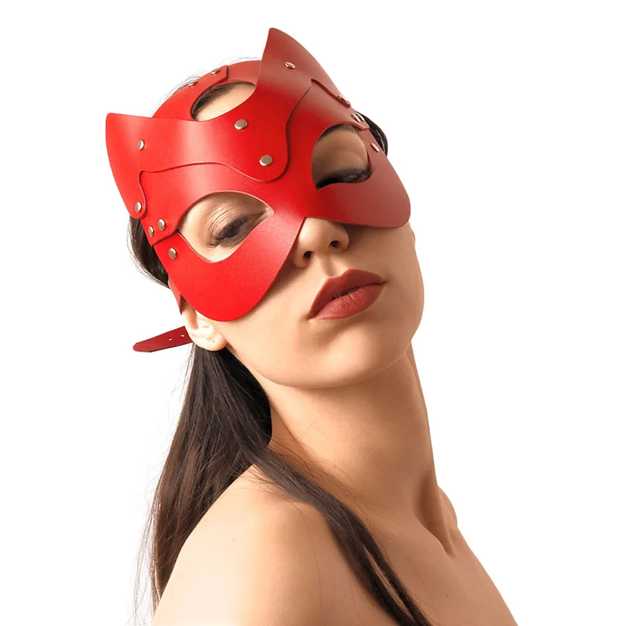 Маска Кошечки Art of Sex - Cat Mask, Красный