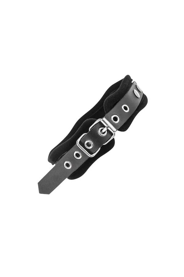 Поводок из натуральной кожи Fetish Tentation Premium Patent leather chocker and leash