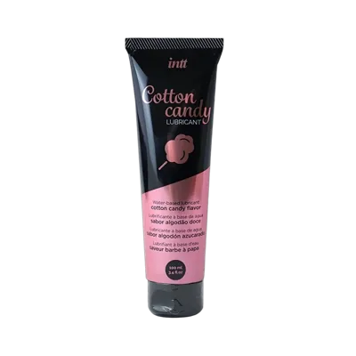 Лубрикант на водній основі Intt Cotton Candy (100 мл) смак солодка вата, густий та ковзний