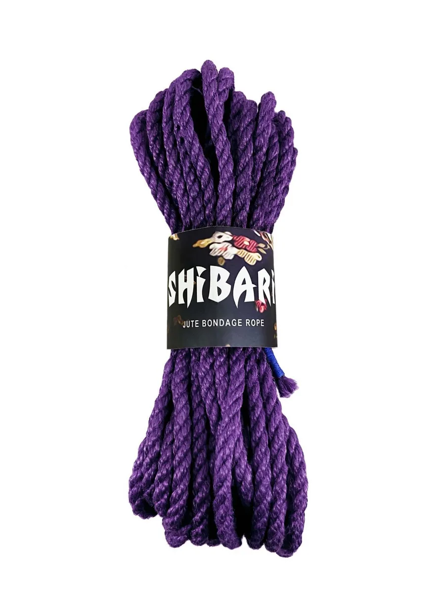 Джутовая веревка для Шибари Feral Feelings Shibari Rope, 8 м сиреневая