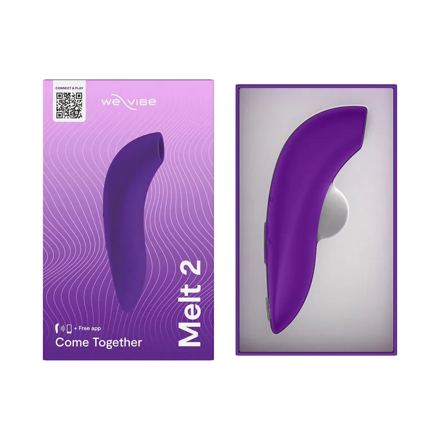 Вакуумный смарт-стимулятор для пар We-Vibe Melt 2 Purple