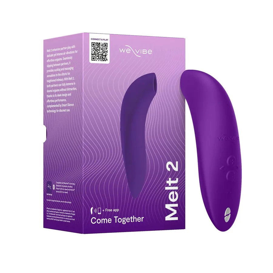 Вакуумный смарт-стимулятор для пар We-Vibe Melt 2 Purple