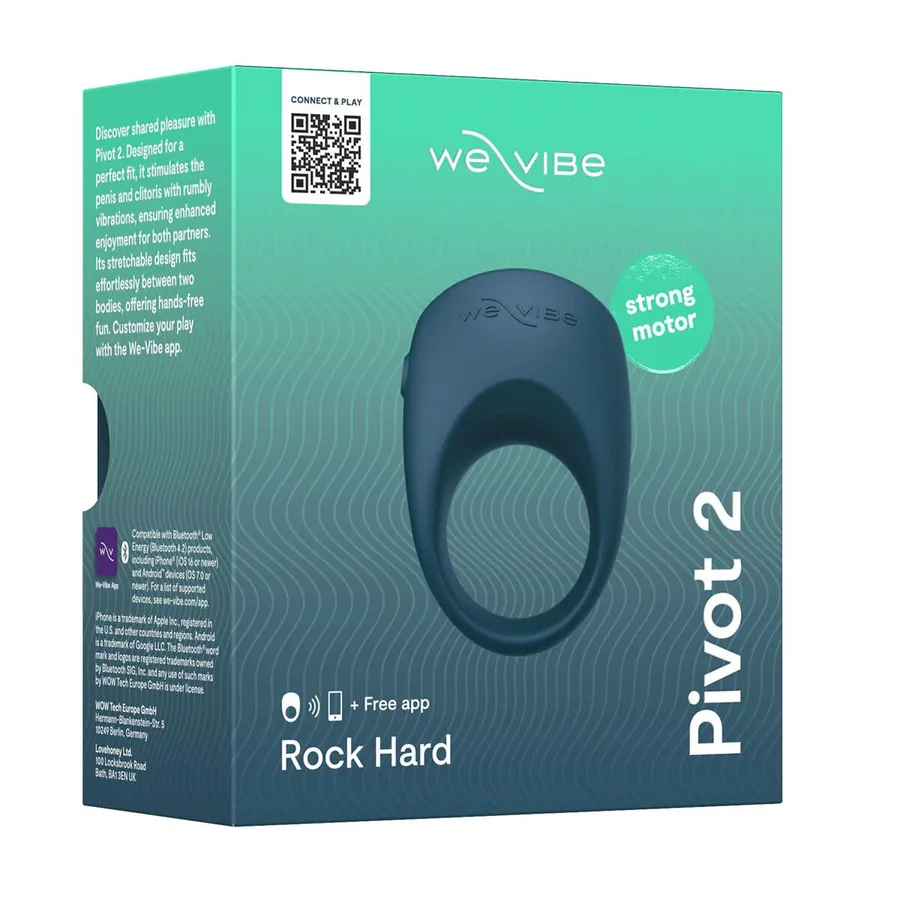 Ерекційне смарт-віброкільце We-Vibe Pivot 2 Slate