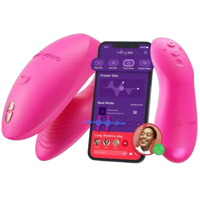 Смарт-вібратор для пар We-Vibe Chorus Pro Electric Pink