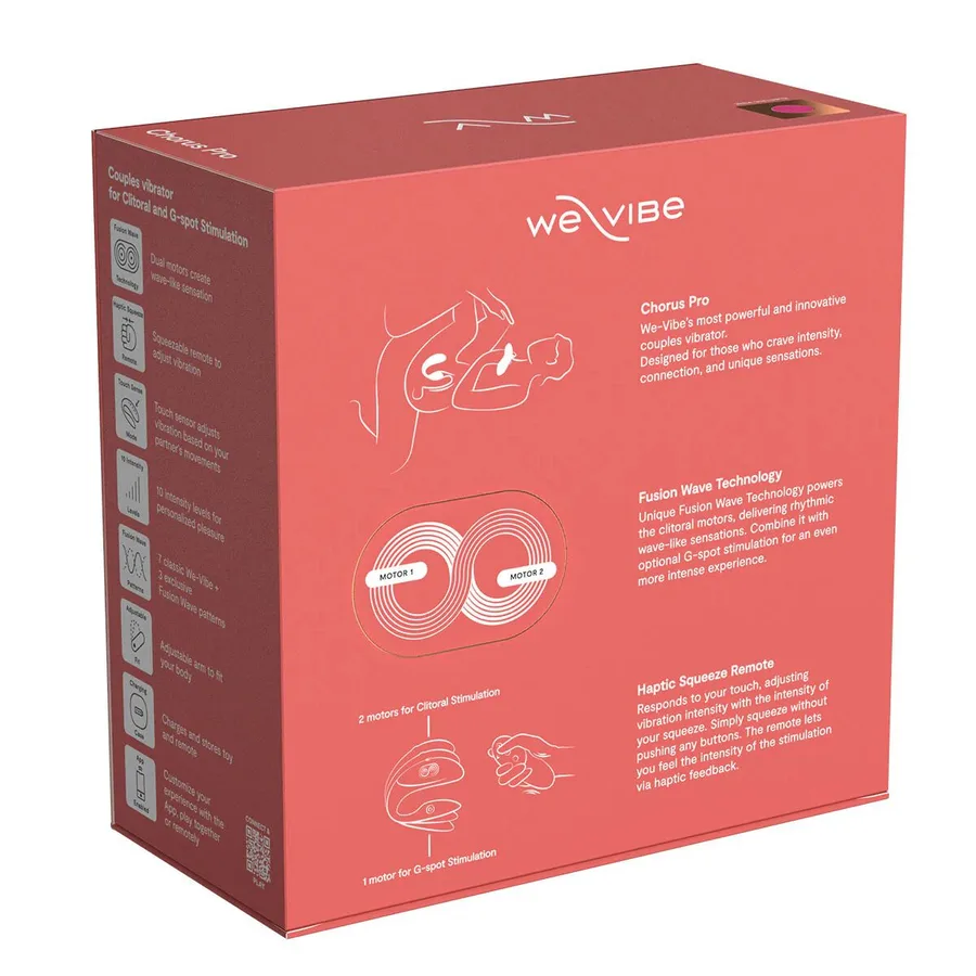 Смарт-вібратор для пар We-Vibe Chorus Pro Electric Pink