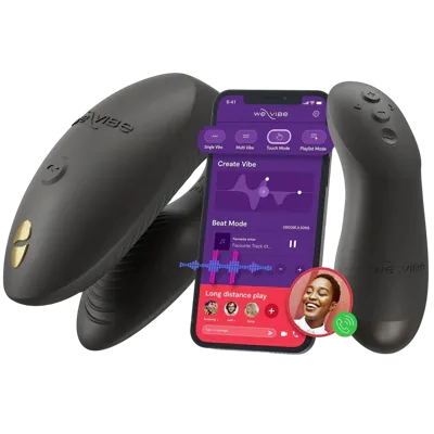 Смарт-вібратор для пар We-Vibe Chorus Pro Satin Black