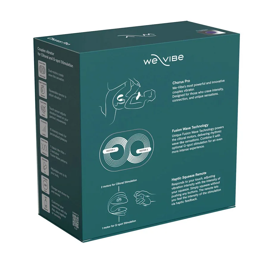 Смарт-вібратор для пар We-Vibe Chorus Pro Cosmic Purple