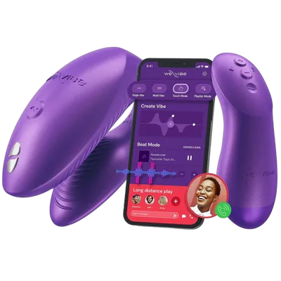 Смарт-вібратор для пар We-Vibe Chorus Pro Cosmic Purple