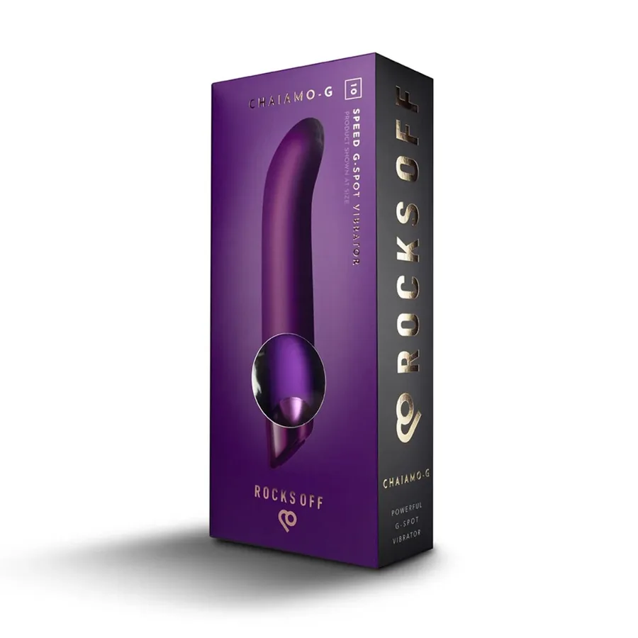 Вибратор для точки G Rocks Off Chaiamo G Purple, 10 режимов