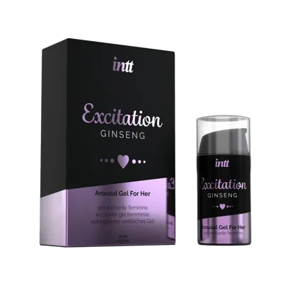 Возбуждающий гель Intt Excitation (15 мл) с экстрактом женьшеня, с эффектом вибрации