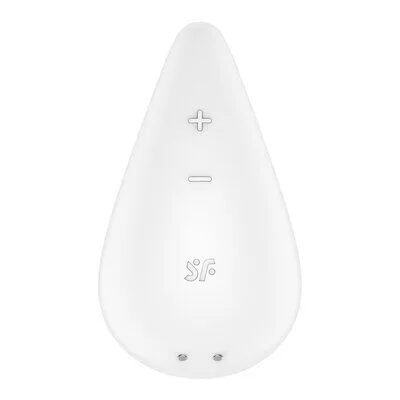 Вибратор для наружной стимуляции Satisfyer Dew Drop White, 2 мотора, 12 режимов, мягкий корпус