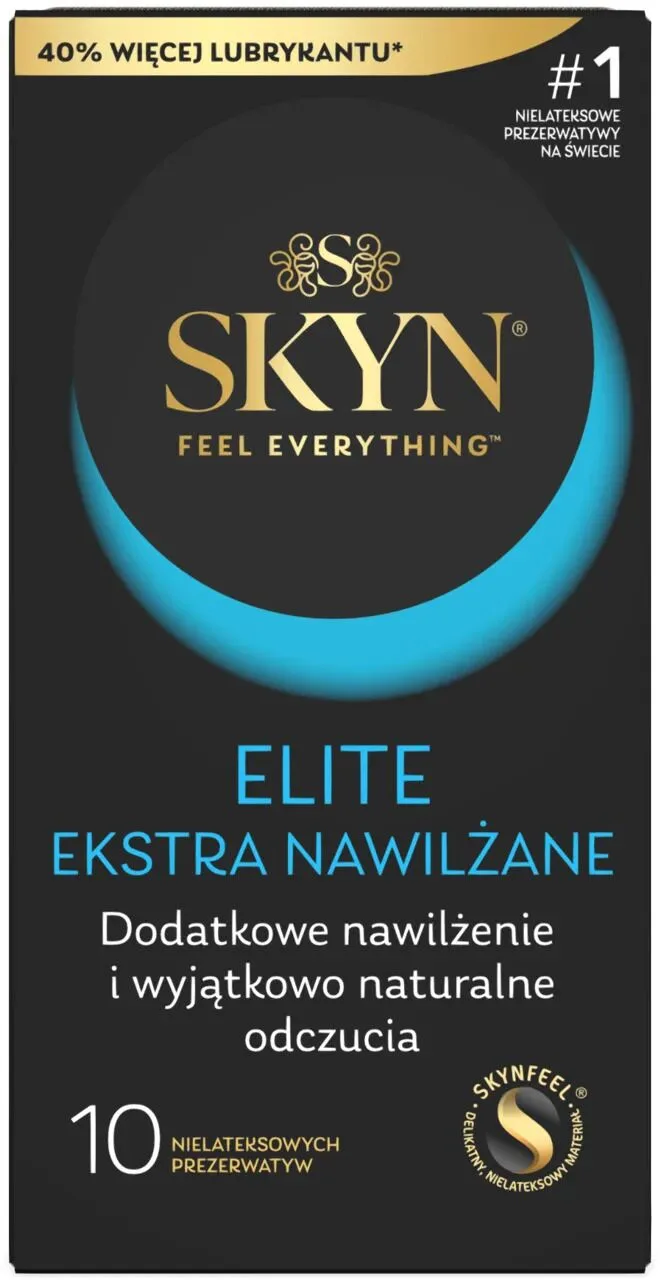 Безлатексные премиум-презервативы SKYN Elite Extra Lubricated 10 шт